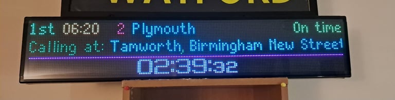image for UK rail station departure board