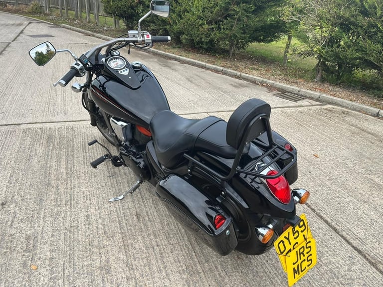 2012 12 KAWASAKI VN 900 C9f A CUSTOM CRUISER VN900 CU VANCE  HINES PANNIERS