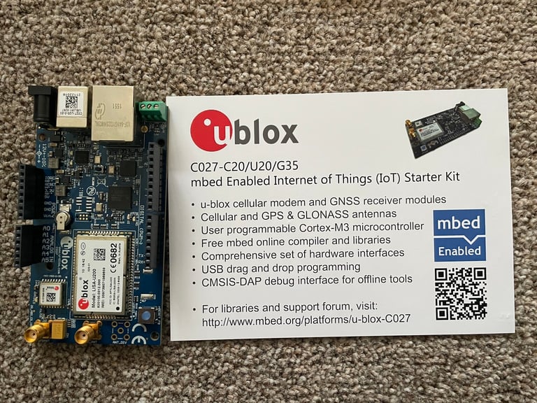 image for UBlox C027 ARM mbed IoT Starter Kit