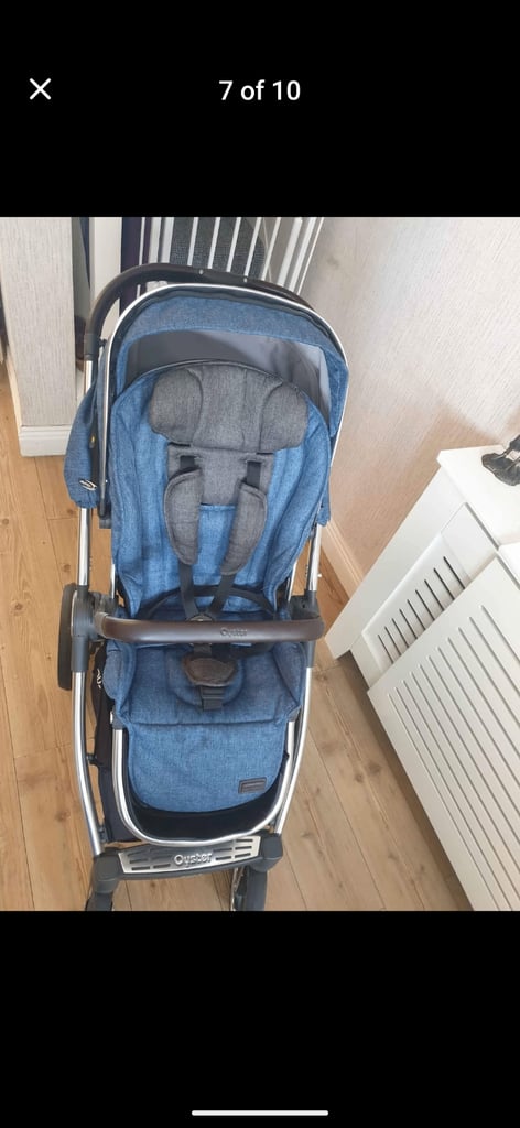 Oyster 3 pram system. Blue