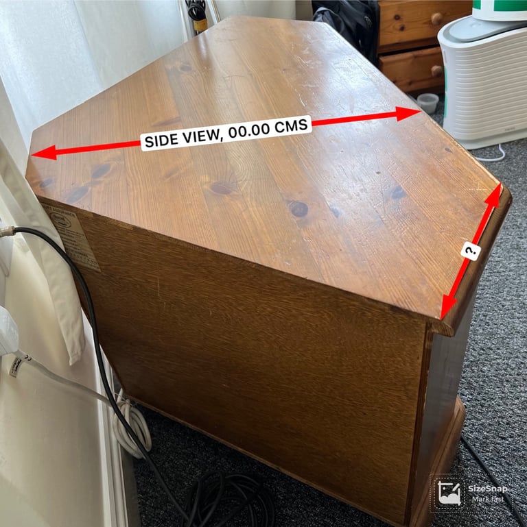 Pine Corner TV Stand