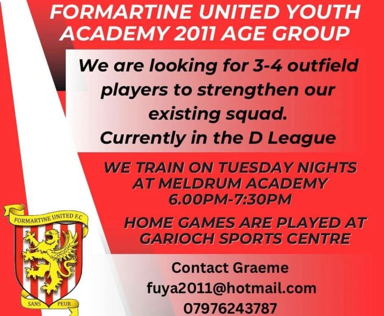 Youth Football Team looking for players
