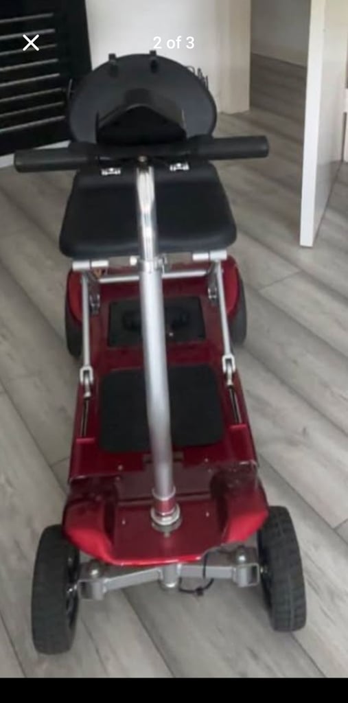 To fold travel Mobility scooter only used 5 tomes can deliver to you today 