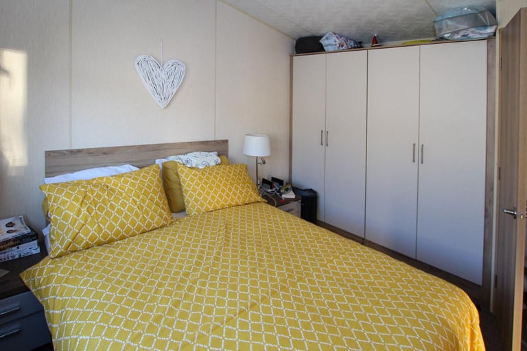 ABI Eminence 2014 static caravan at New Beach, Dymchurch, Kent. 6 berth