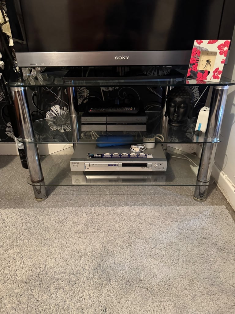 Glass TV unit