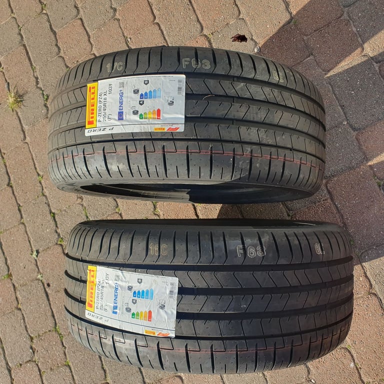 Pirelli p-zero car tyres (p24) 255/45R18 XL car 130Y BMW star marked  new  selling as a pair