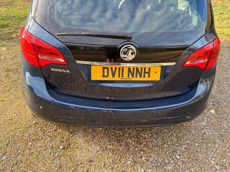 2011 VAUXHALL MERIVA - 1 YEARS MOT