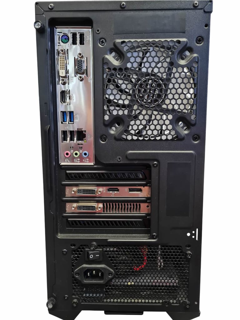 Gaming PC - Win 11 Pro, AMD 8 core 3.5GHz, 16GB gaming RAM, 240GB SSD, 500GB HDD, Radeon R9 380 4GB