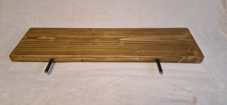Floating Handmade wooden shelf 79x21x4cm