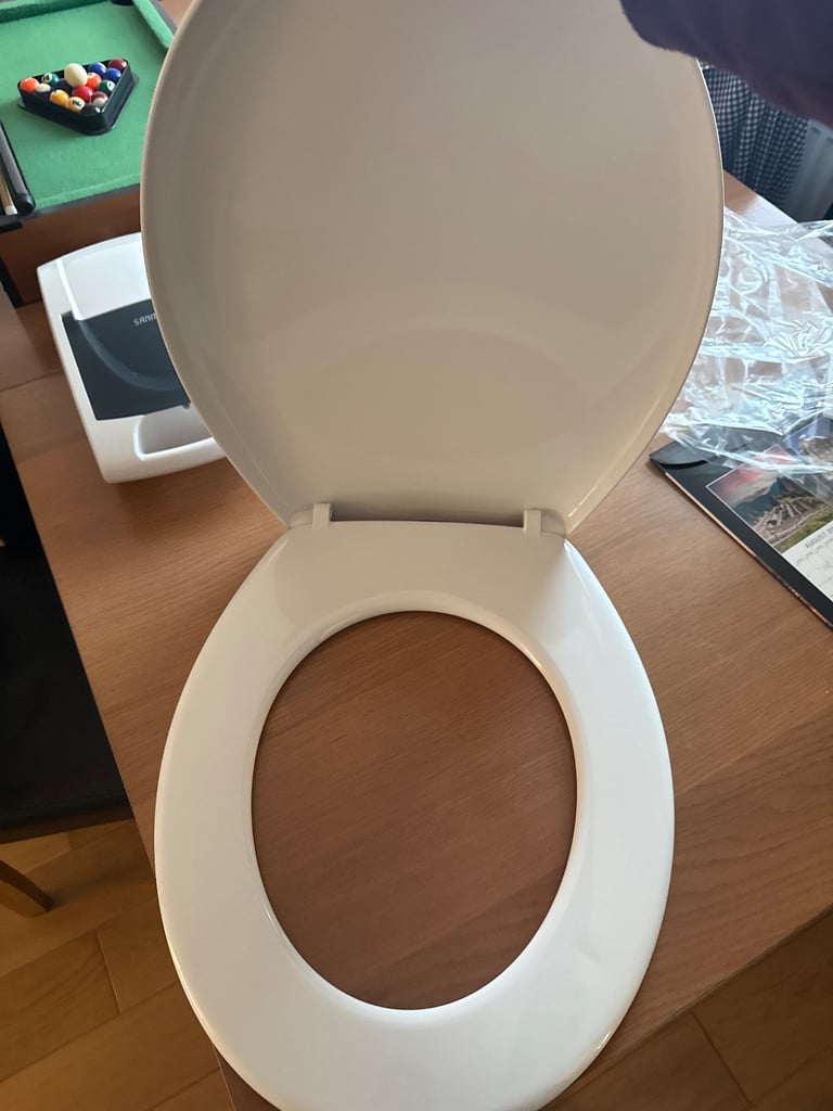 Toilet seat cover.