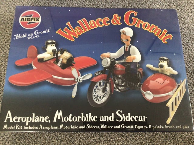 Wallace &Gromitシリーズ(モーターバイク&サイドカー)のプラモデル