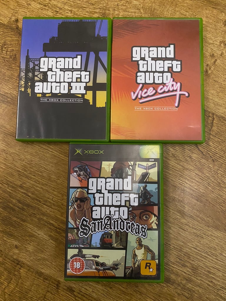Xbox - Grand Theft Auto Games. 
