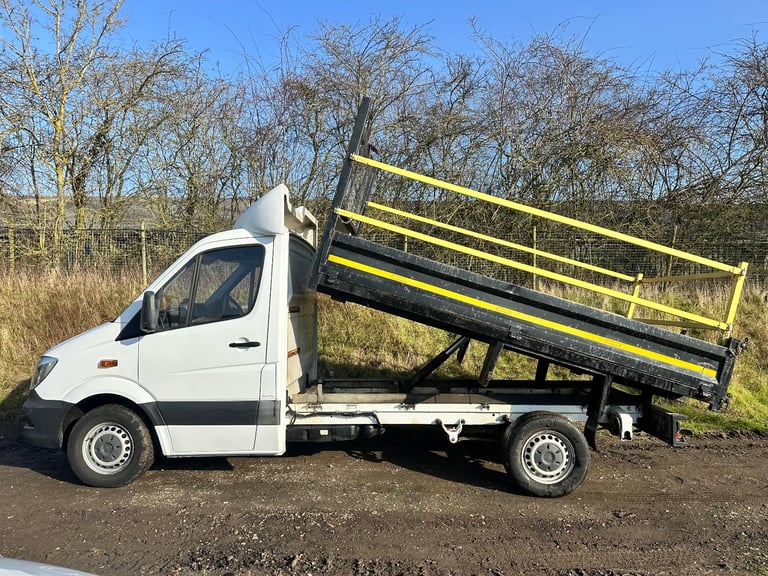 MERCEDES SPRINTER 314 CDI DIESEL 2018 68-REG TIPPER TRUCK *EURO 6* DRIVES EXCELLENT