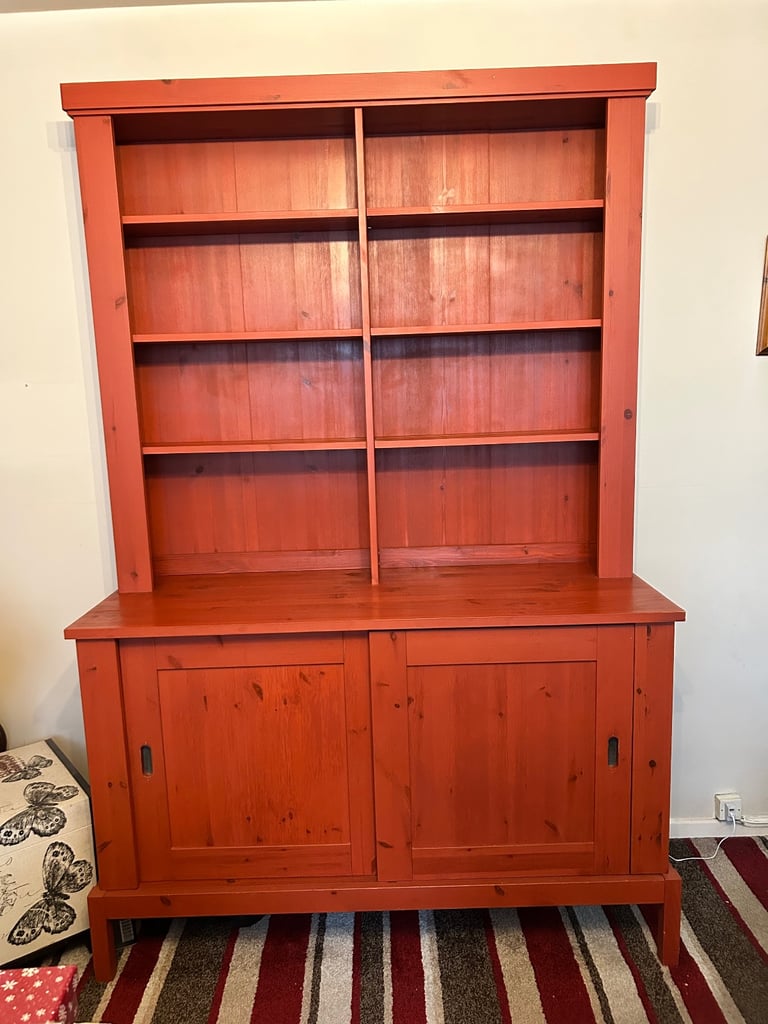 image for Red dresser/cupboard/ display unit/ storage