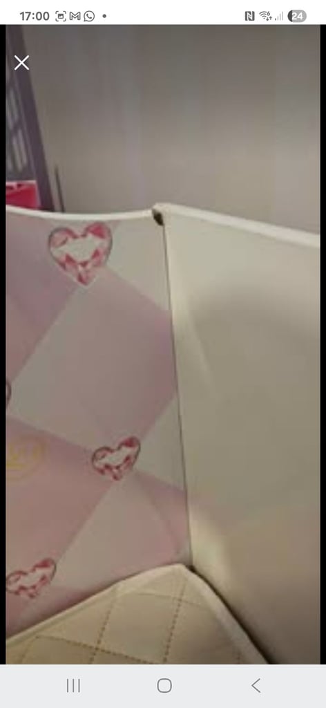 Disney Princess toddler bed with canopy