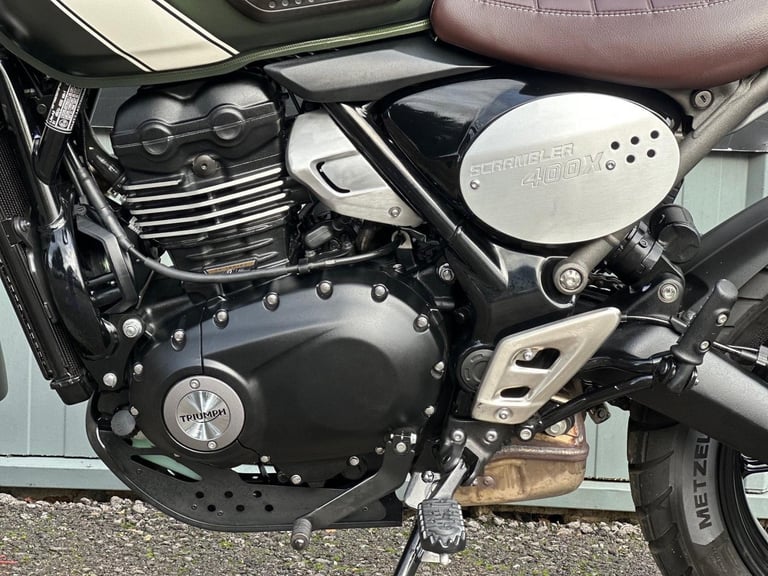 Stunning One Owner 2024/24 Triumph Scrambler 400X Motorcycle 