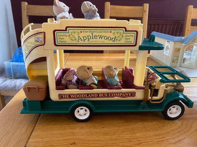 image for Sylvannian families bus, caravan and ice cream van 