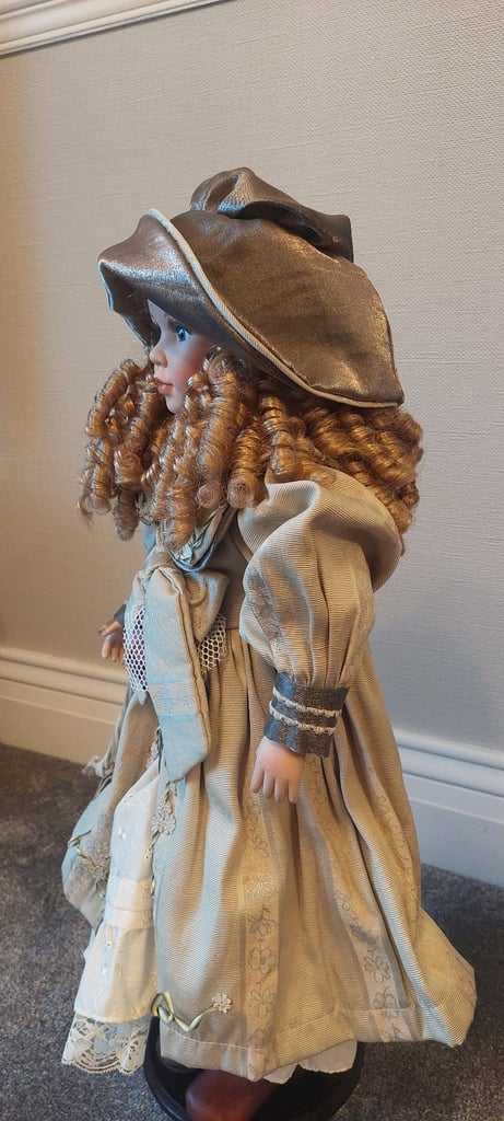 Victorian Porcelain Standing Doll