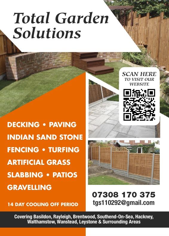 Paving, fencing, artificial grass, patios, garden landscaping