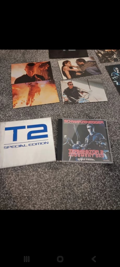 Terminator 2 end arm RARE ! w/ 4k , 3d  ,vinyl 3d 