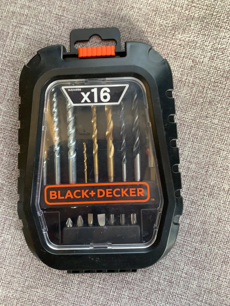 image for Black & Decker 16 piece Drill Set