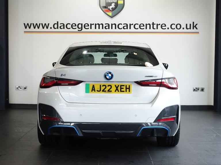 2022 BMW i4 40 83.9kWh M Sport Gran Coupe 5dr Electric Auto eDrive (340 ps) Hatchback ELECTRIC Au...