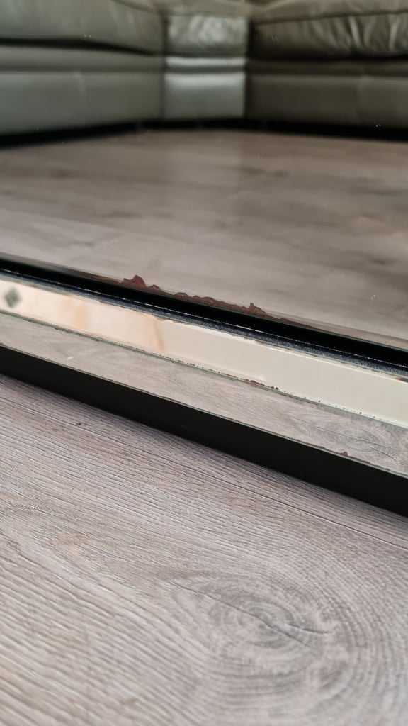 Furniture bundle. Sideboard,mirror,lamp,ornament 