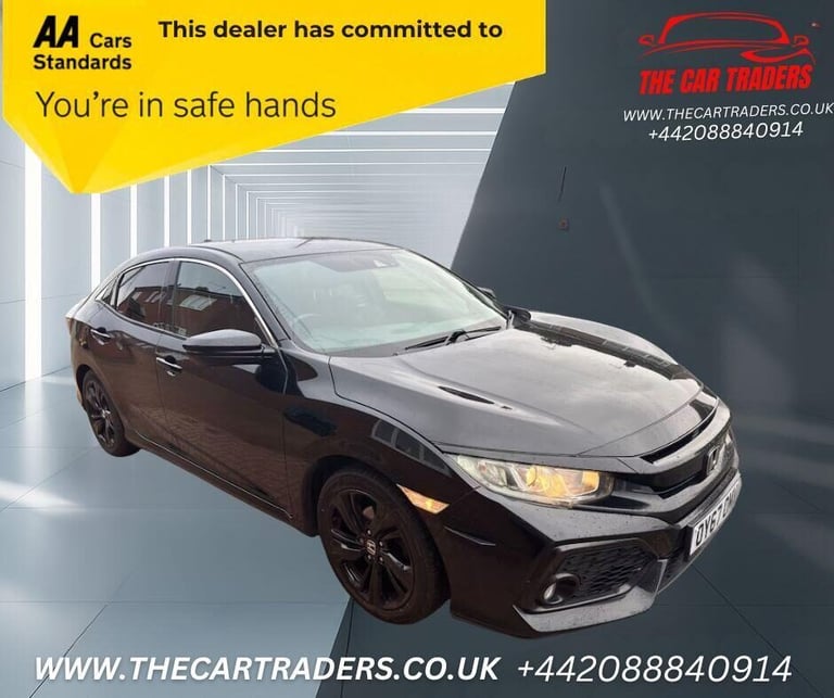 image for 2017 Honda Civic 1.0 VTEC Turbo SR Hatchback 5dr Petrol CVT Euro 6 (s/s) (129 ps) Hatchback Petro...