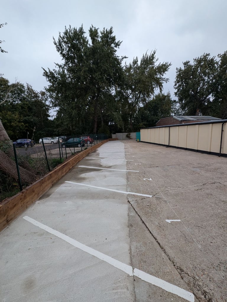 Gated private carpark 