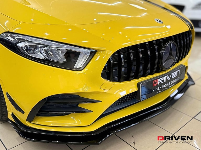 STUNNING! MERCEDES BENZ A35 2.0 AMG 4MATIC+ AERO KIT + SUN YELLOW +FREE DELIVERY