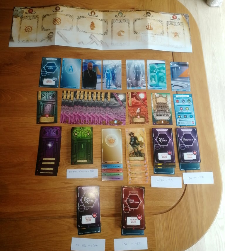 T.I.M.E. Stories Asylum Scenario & Brotherhood Of The Coast Games Space Cowboys