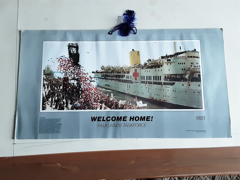 image for Welcome home. Falklands Taskforce. Calender 1983.