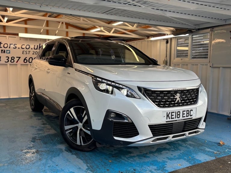 2018 18 PEUGEOT 5008 1.6 THP GT LINE SUV 5DR PETROL EAT EURO 6 (S/S) (165 PS)
