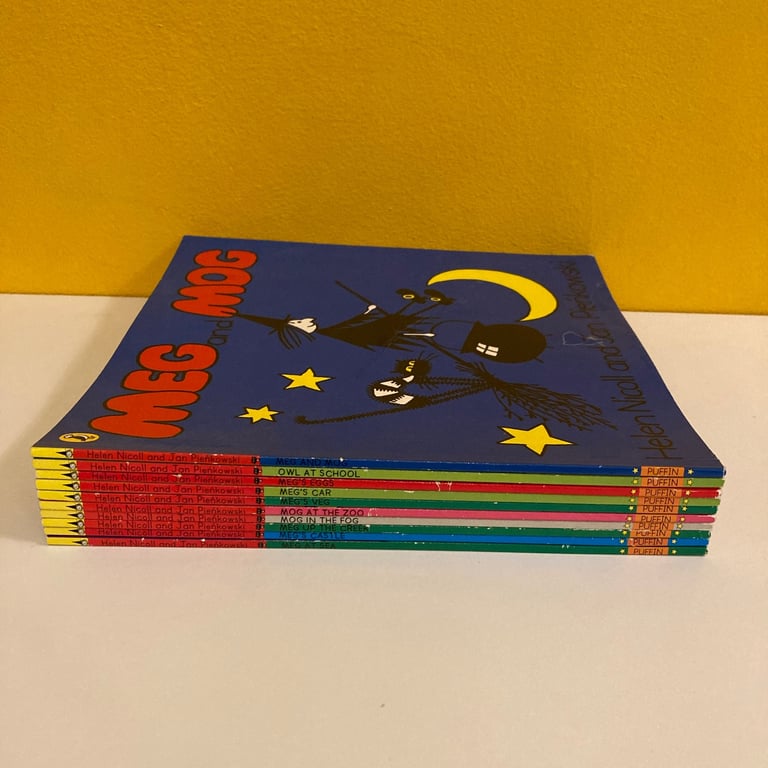 Meg and Mog Collection - 10 x Children Picture Books - Helen Nicoll and Jan Pienkowski - Paperback