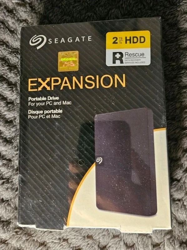 Seagate Expansion 2TB External Hard Drive Hdd USB 3.0 Black Brand New Sealed