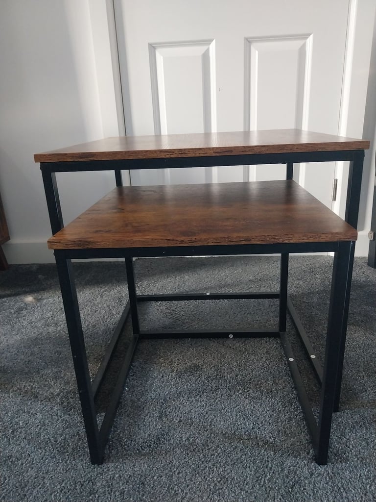 image for Industrial Style Nest tables x2 