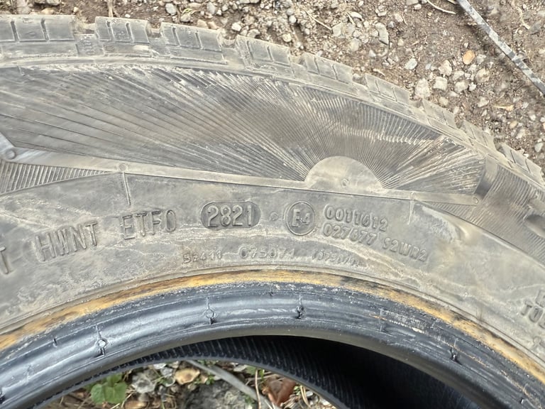 215/70/15 CP CONTINENTAL VANCO CAMPER Part Worn Tyre 5mm