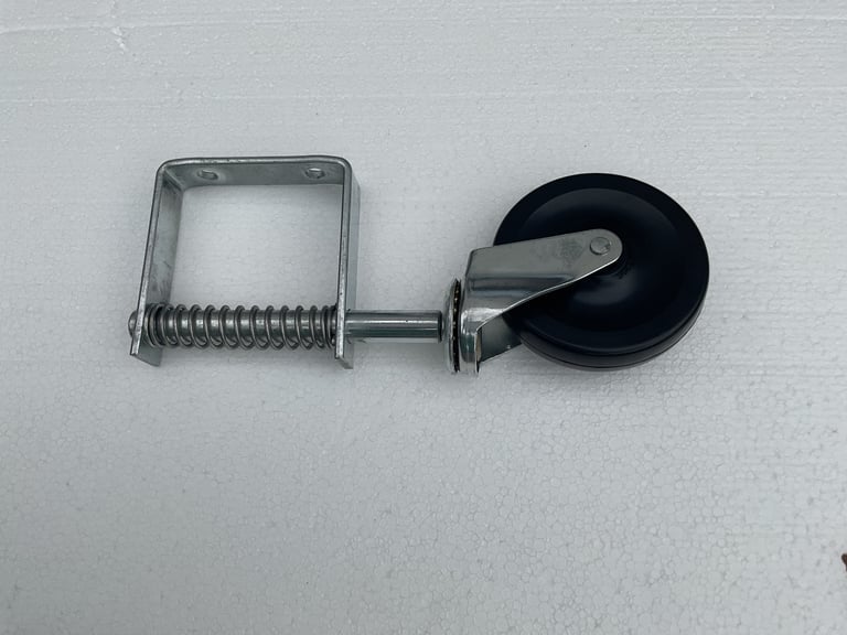 4” Spring loaded gate wheel