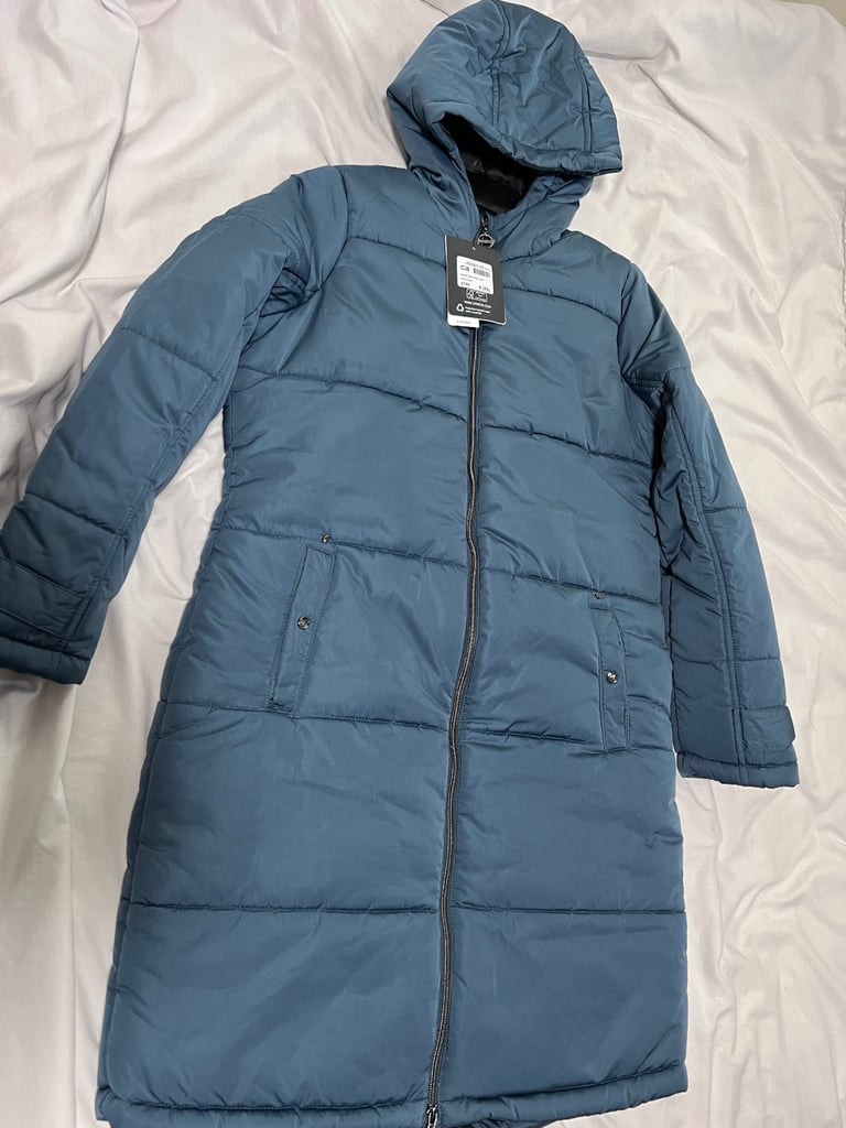 Dare 2b Rept Longline waterproof Puffer Jacket – Orion Grey – UK 10 – BNWT