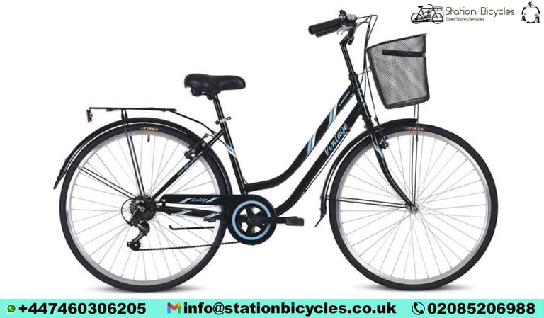 Tiger Vintage 18 '' Bike - Black