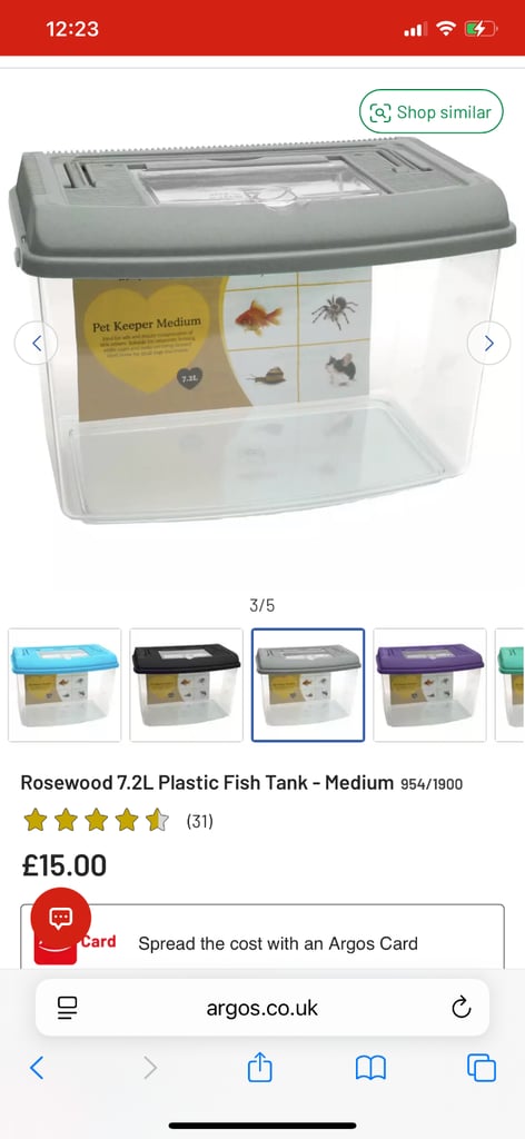 image for Small fish tank 