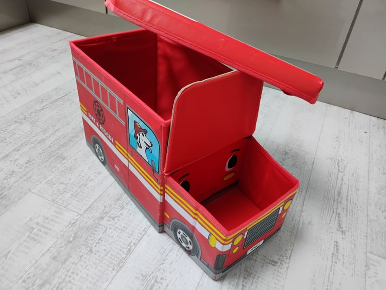 image for Toy storage box (fire engine) Free