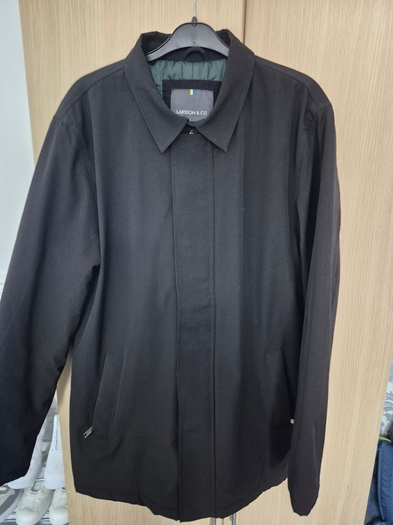 image for Mens quilted mac coat