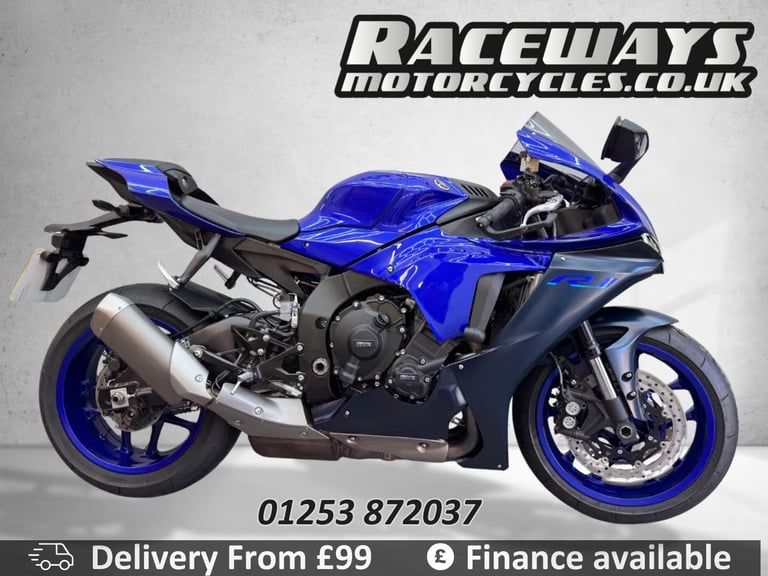 YAMAHA YZF-R1 2025 25 REG 5,724 MILES BLUE USED MOTORCYCLE 998CC