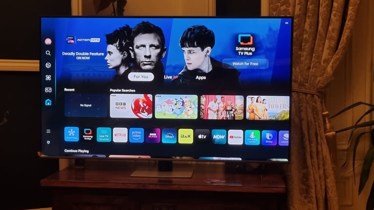 image for Samsung flat screen TV 55inch