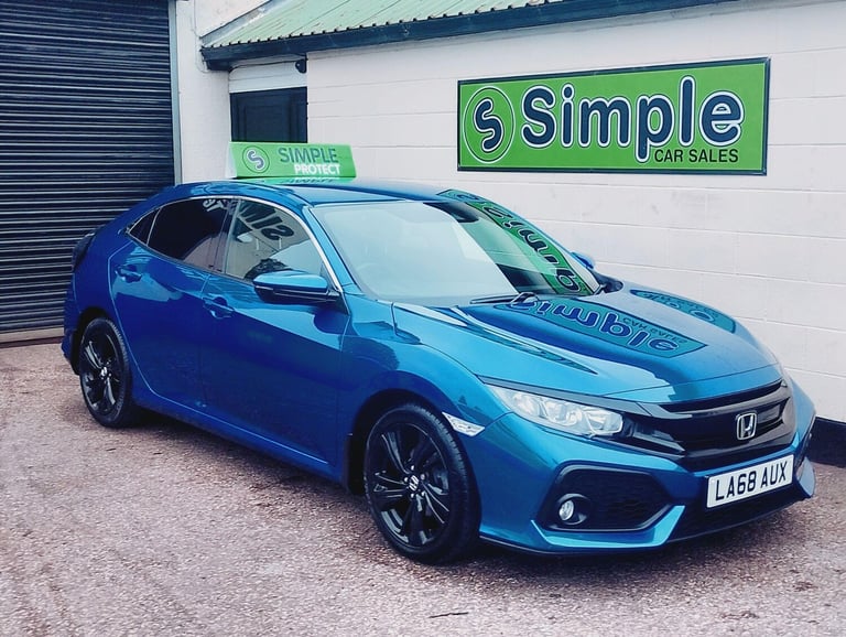 2018 Honda Civic 1.0 VTEC Turbo SR Euro 6 (s/s) 5dr HATCHBACK Petrol Manual