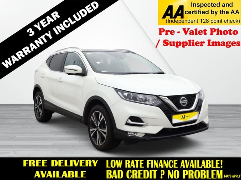 2019 Nissan Qashqai 1.3 DIG-T N-Connecta SUV 5dr Petrol Manual Euro 6 (s/s) (140 ps) F/S/H! HATCH...