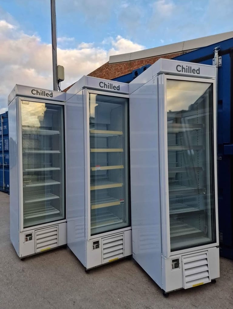 image for FROST-TECH COMMERCIAL SINGLE DOOR DRINKS AND FOODS DISPLAY CHILLER FULLY WORKING GOOD CONDITION 