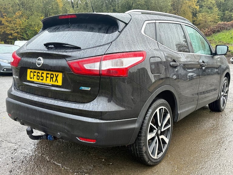 2016 NISSAN QASHQAI 1.5 DCI TEKNA 5DR BLACK PAN-ROOF HEATED LEATHER DIESEL