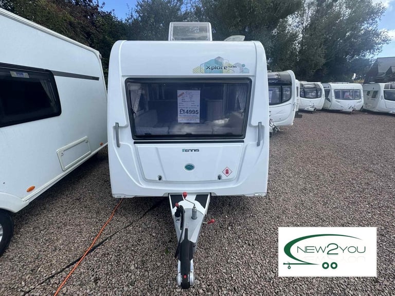 2021 Elddis Xplore 586 - 6 Berth - FIXED BUNKS Caravan - STOCK NO E168